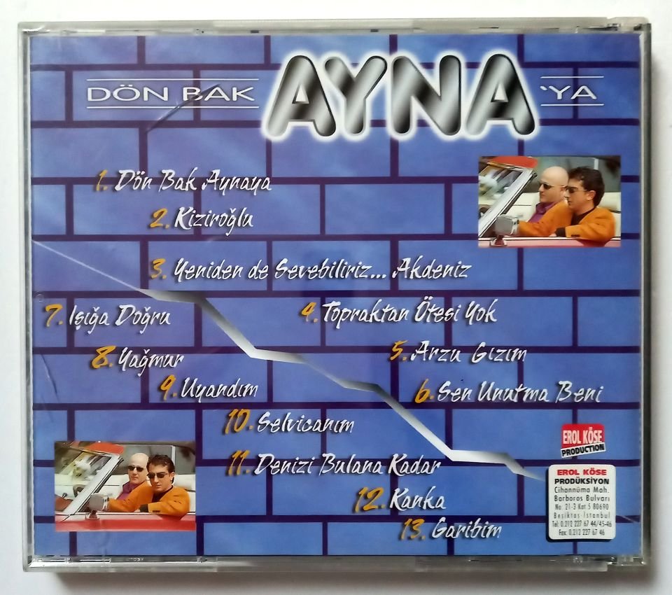 AYNA - DÖN BAK AYNAYA (1998) - CD 2.EL
