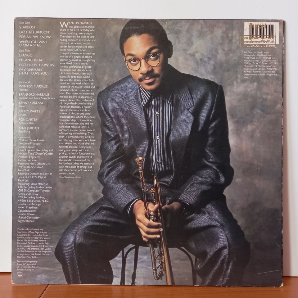 WYNTON MARSALIS – HOT HOUSE FLOWERS (1984) - LP 2.EL PLAK