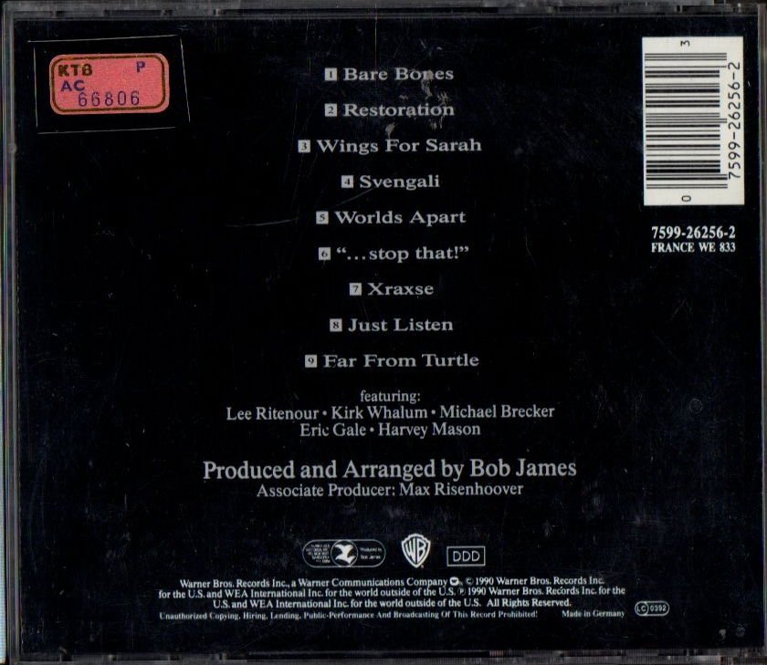 BOB JAMES – GRAND PIANO CANYON (1990) - CD 2.EL