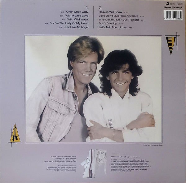 MODERN TALKING - LET'S TALK ABOUT LOVE / 2ND ALBUM (1985) - LP 180GR 2023 TRANSLUCENT BLUE COLOURED EDITION SIFIR PLAK