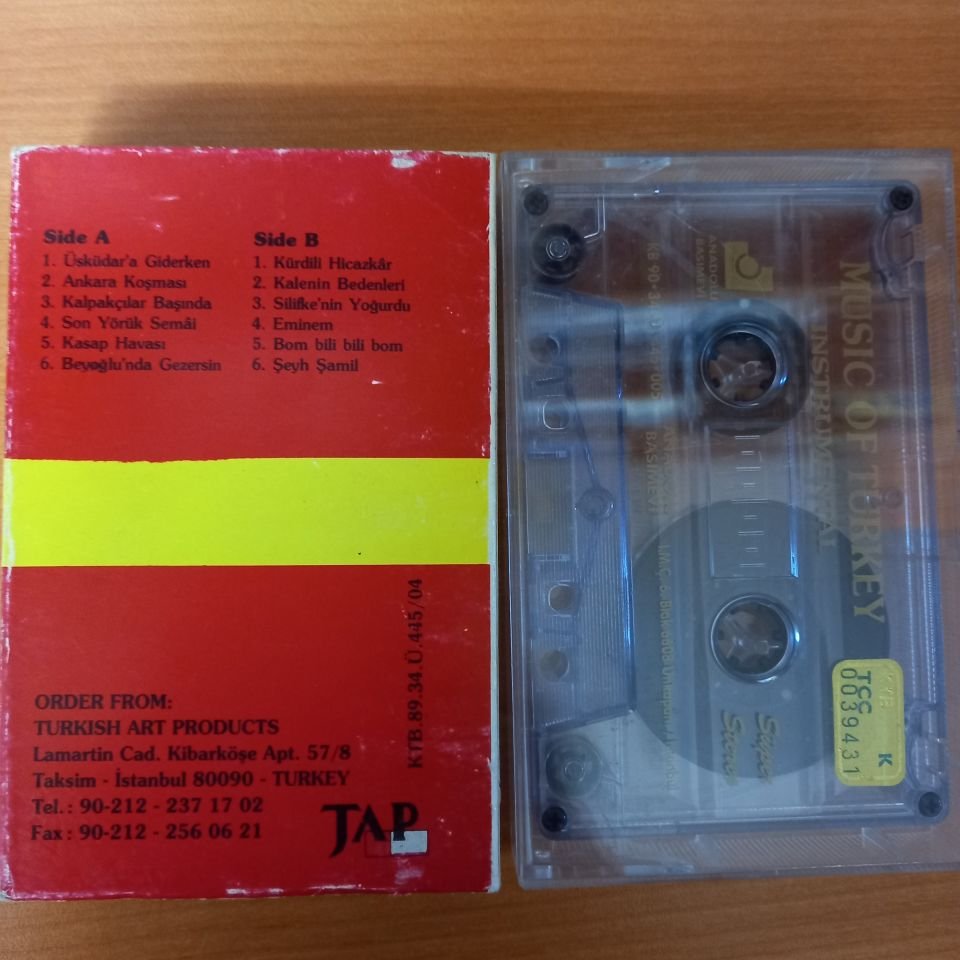 MUSIC OF TURKEY / SELECTIONS (1989) - KASET 2.EL