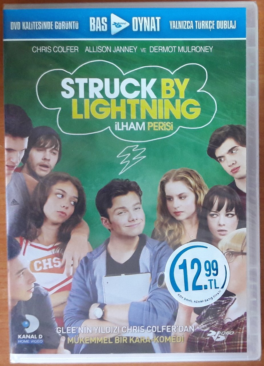 İLHAM PERİSİ - STRUCK by LIGHTNING - BAS OYNAT DVD SIFIR