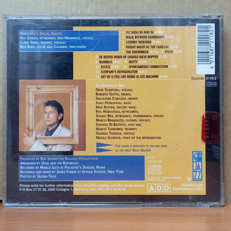 GEGE AND THE BOPARAZZI – GEGE AND THE BOPARAZZI (1993) - CD 2.EL