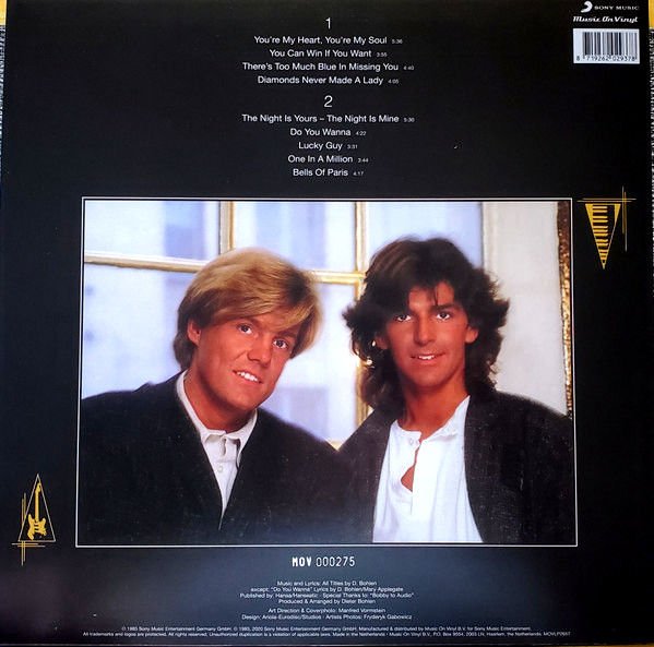 MODERN TALKING - 1ST ALBUM (1985) - LP 180GR 2023 SILVER MARBLED COLOURED EDITION SIFIR PLAK