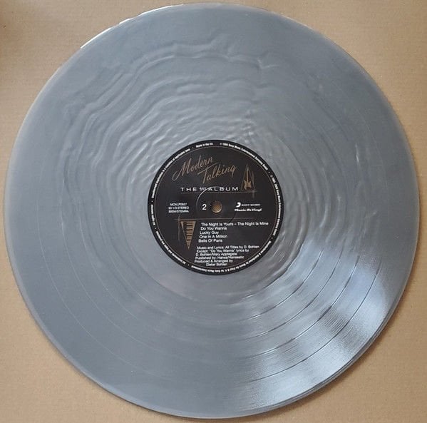 MODERN TALKING - 1ST ALBUM (1985) - LP 180GR 2023 SILVER MARBLED COLOURED EDITION SIFIR PLAK