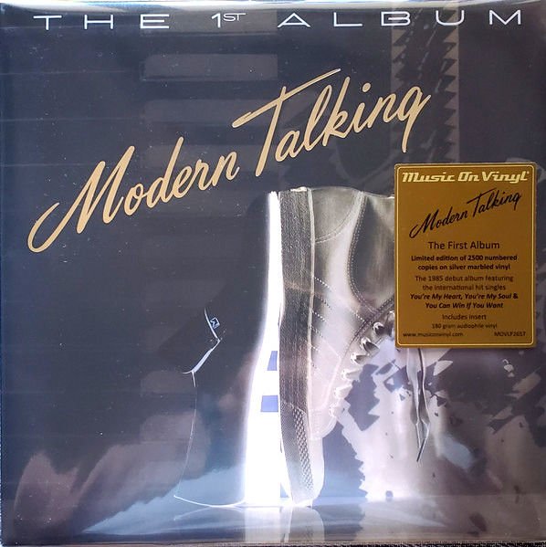 MODERN TALKING - 1ST ALBUM (1985) - LP 180GR 2023 SILVER MARBLED COLOURED EDITION SIFIR PLAK