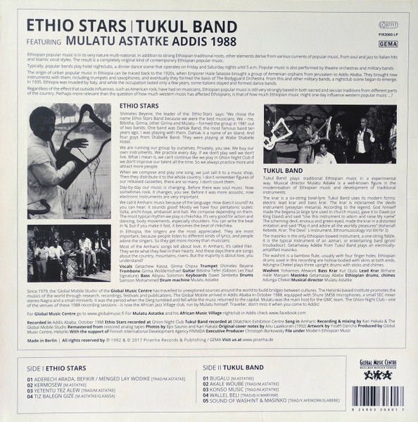 ETHIO STARS / TUKUL BAND feat. MULATU ASTATKE - ADDID 1998 (1992) - LP SPLIT ALBUM 180GR 2017 EDITION SIFIR PLAK