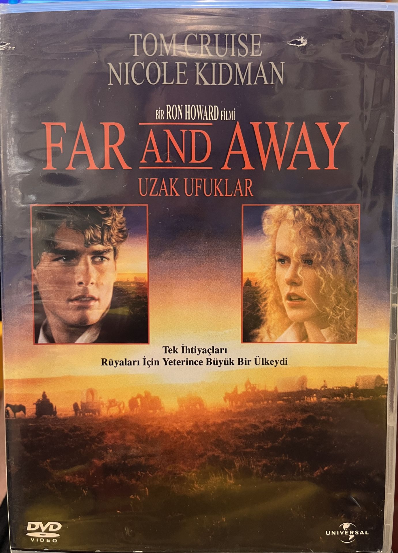 FAR AND AWAY - UZAK UFUKLAR - RON HOWARD - TOM CRUISE, NICOLE KIDMAN - DVD 2.EL