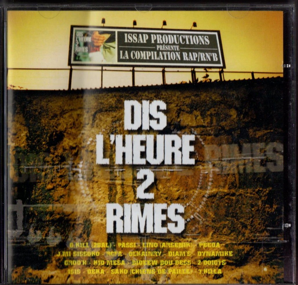 VARIOUS – DIS L'HEURE 2 RIMES (2002) - CD FRANSIZCA HIP-HOP COMPILATION 2.EL