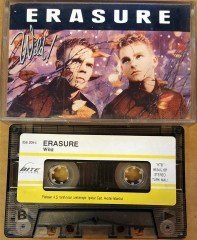 ERASURE - WILD (1989) PLAKSAN CASSETTE MADE IN TURKEY ''USED''