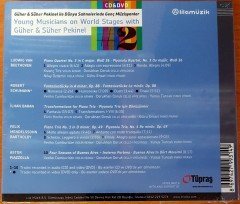 GÜHER & SÜHER PEKİNEL İLE DÜNYA SAHNELERİNDE GENÇ MÜZİSYENLER 2 / BEETHOVEN SCHUMANN MENDELSSOHN (2013) - CD+DVD SIFIR
