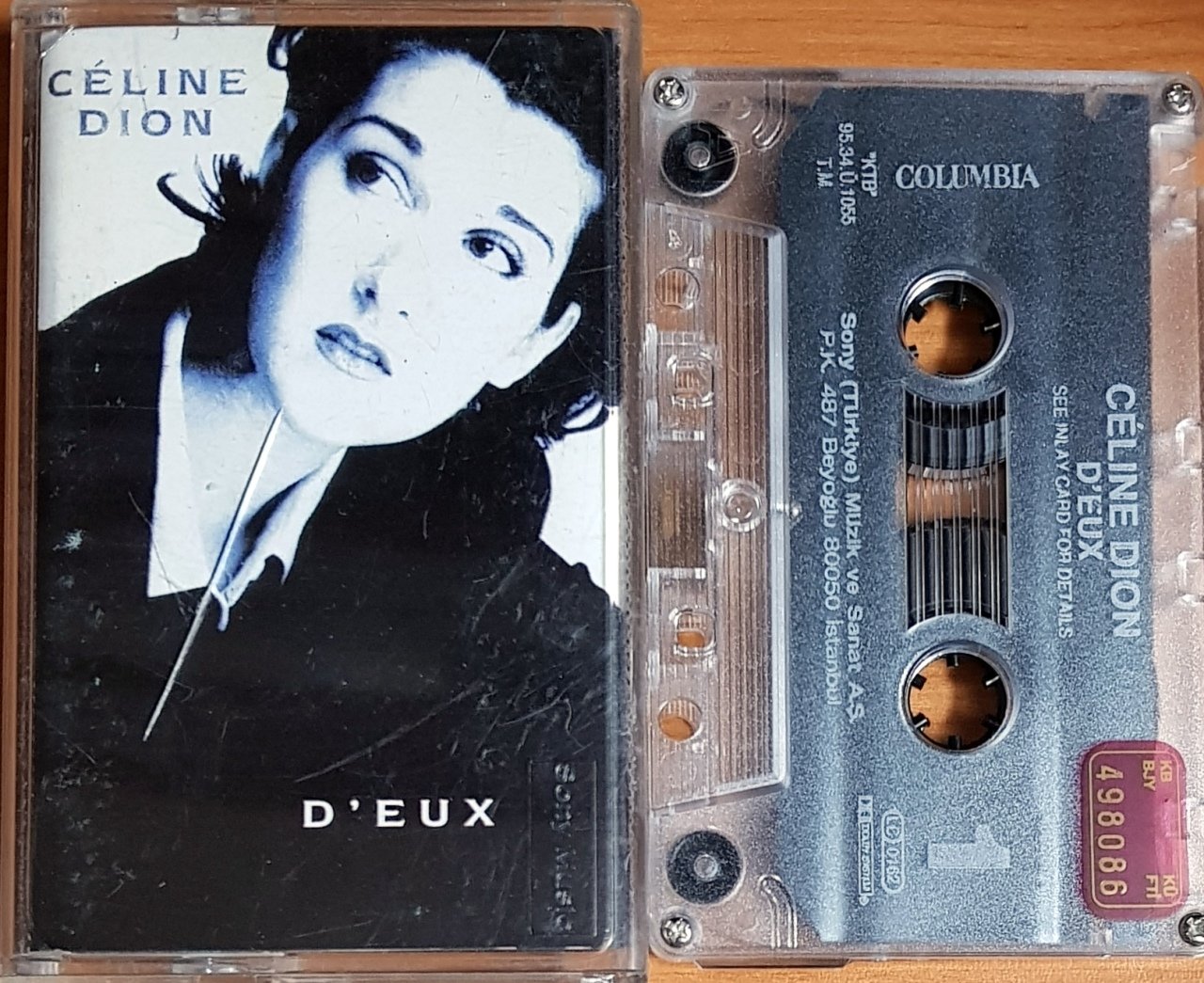 CELINE DION - D'EUX (1995) COLUMBIA KASET 2.EL