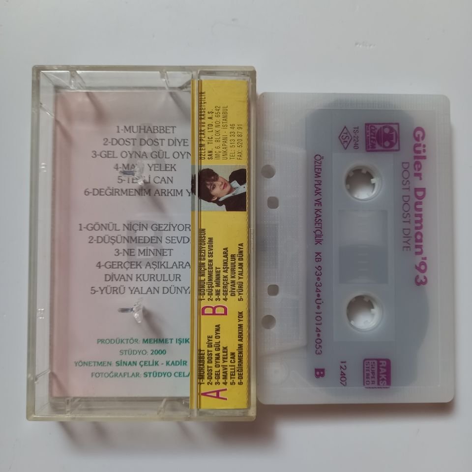 GÜLER DUMAN - DOST DOST DİYE / '93 (1993) - KASET 2.EL