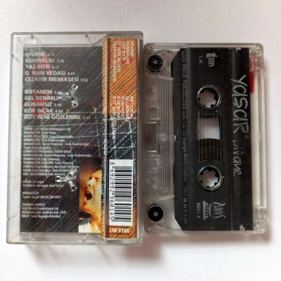 YAŞAR - DİVANE (1996) - KASET 2.EL