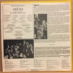 GREASE BROADWAY CAST ALBUM (1972) 2.EL PLAK