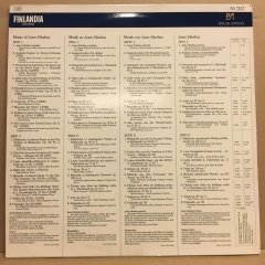 MUSIC OF JEAN SIBELIUS (1984) 2.EL PLAK