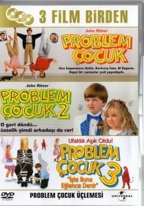 PROBLEM CHILD / PROBLEM ÇOCUK 1-2-3 BOX SET - JOHN RITTER - 3 DVD 2.EL