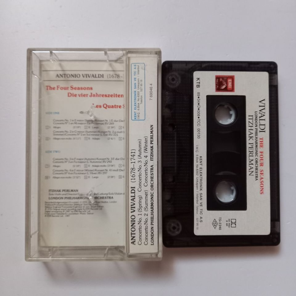 VIVALDI - THE FOUR SEASONS / ITZHAK PERLMAN, LONDON PHILHARMONIC ORCHESTRA (1989) - KASET 2.EL