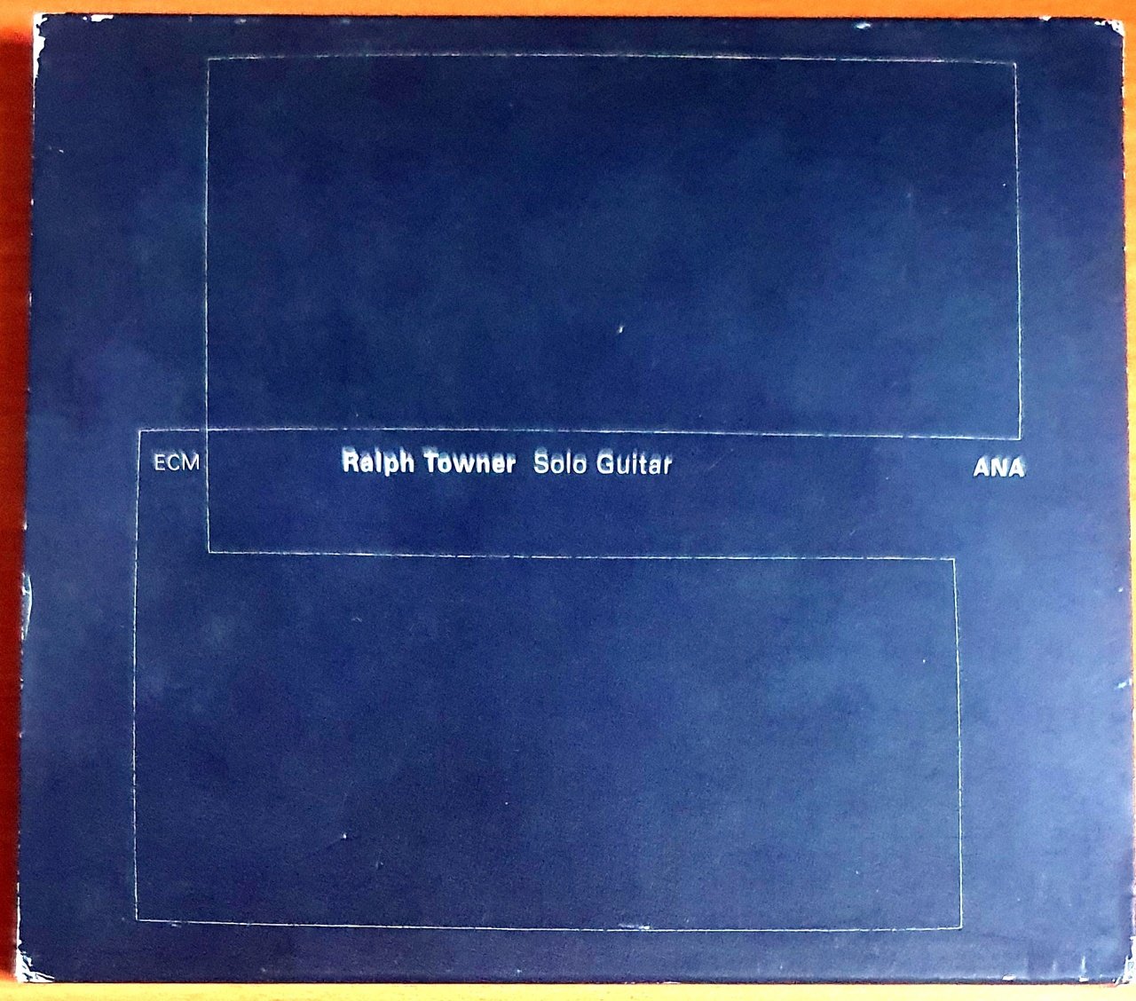 RALPH TOWNER - SOLO GUITAR (1997) - CD ECM 2.EL
