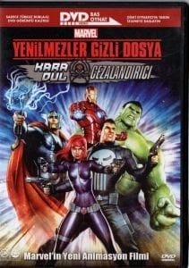 AVENGERS CONFIDENTAL: BLACK WIDOW & PUNISHER - YENİLMEZLER GİZLİ DOSYA - MARVEL ANİMASYONU - BAS OYNAT DVD 2.EL
