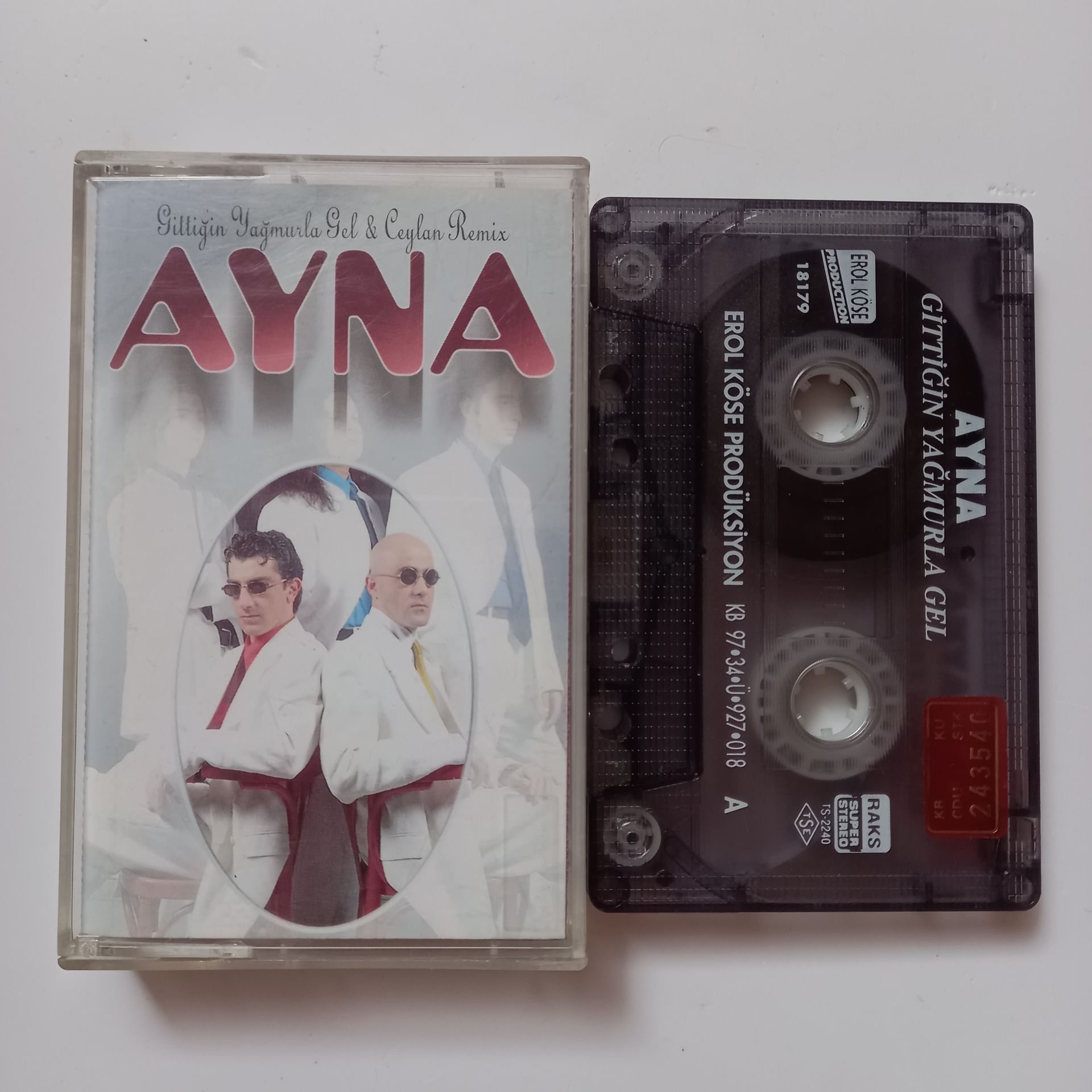 AYNA - GİTTİĞİN YAĞMURLA GEL & CEYLAN REMIX (1997) - KASET 2.EL