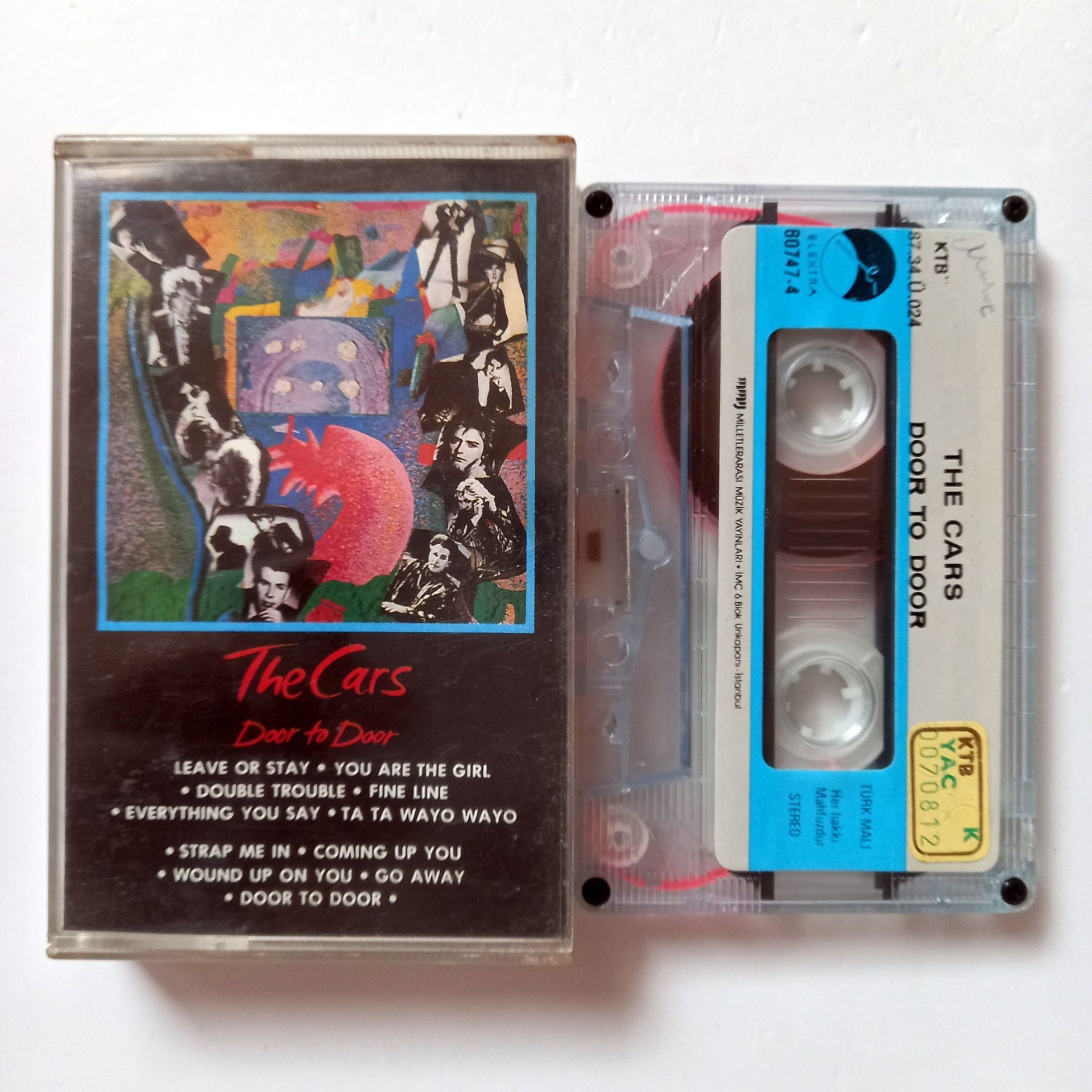 THE CARS - DOOR TO DOOR (1987) - KASET 2.EL