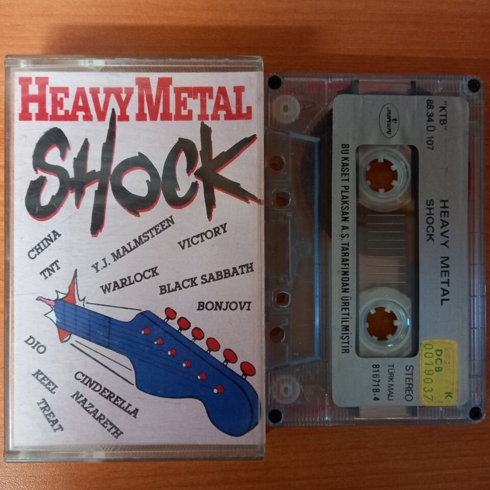 HEAVY METAL SHOCK / CHINA, TNT, DIO, VICTORY, BLACK SABBATH (1988) - KASET 2.EL