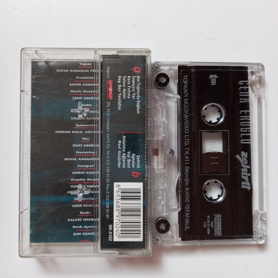CENK EROĞLU - ZEHİRLİ (1997) - KASET 2.EL