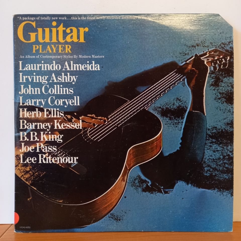 GUITAR PLAYER [AN ALBUM OF CONTEMPORARY STYLES BY MODERN MASTERS] / LAURINDO ALMEIDA, IRVING ASHBY, B.B. KING, LARRY CORYELL (1977) - 2LP 2.EL PLAK