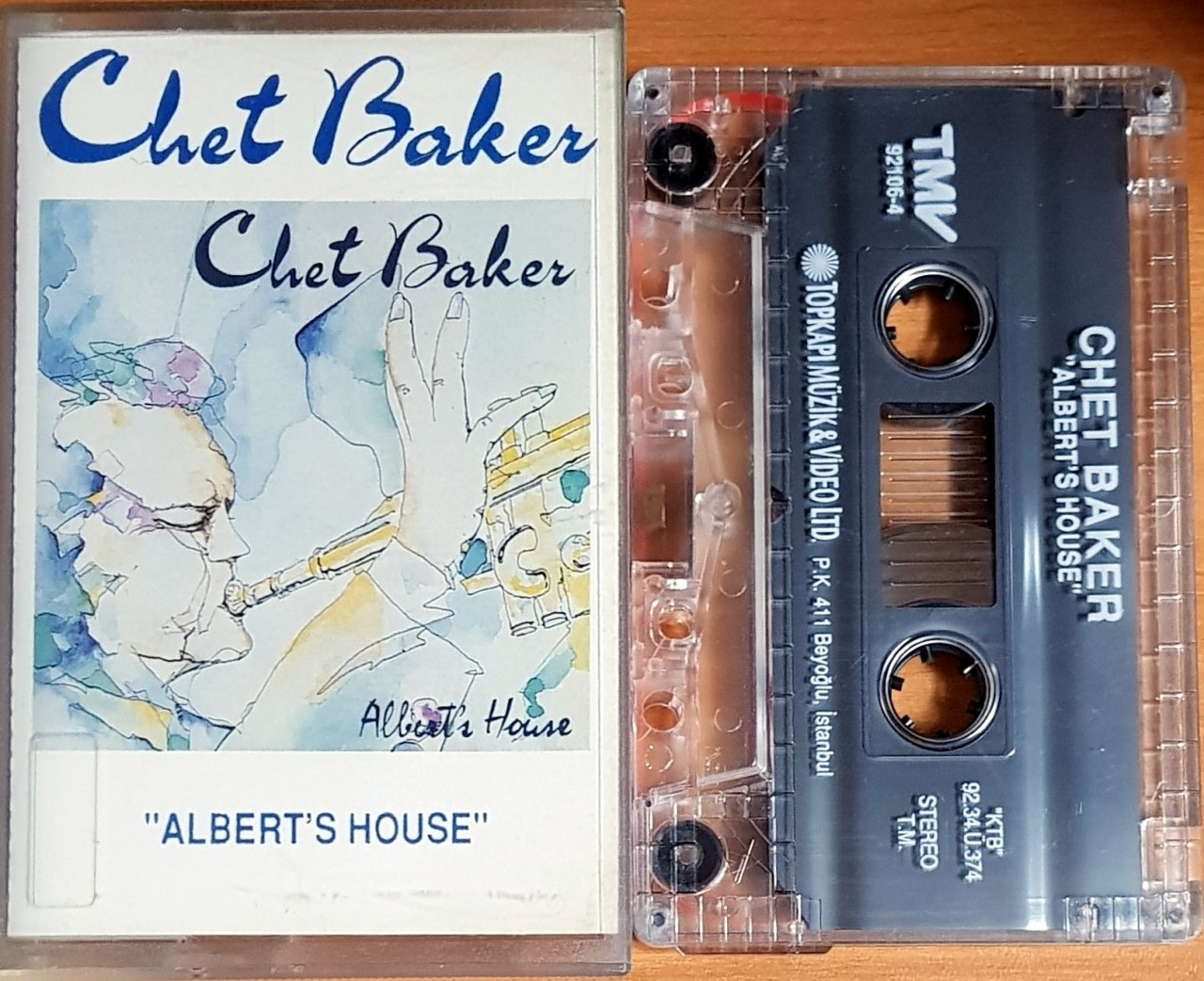 CHET BAKER - ALBERT'S HOUSE (1992) TOPKAPI KASET 2.EL