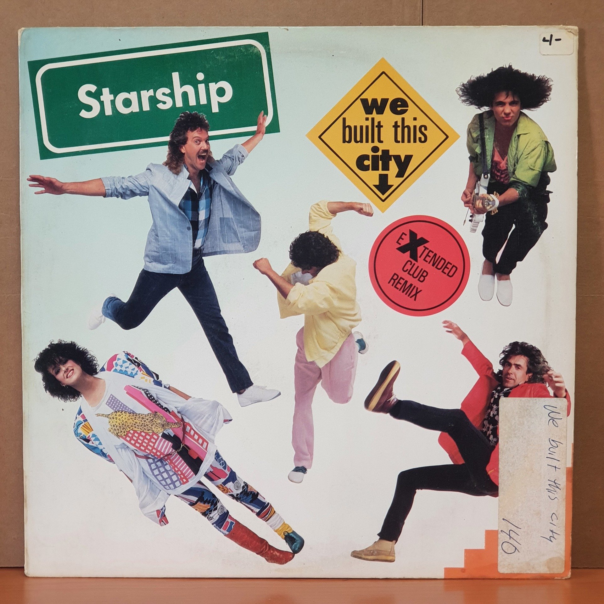 STARSHIP - WE BUILT THIS CITY (1985) - 12'' 33RPM MAXI SINGLE 2.EL PLAK