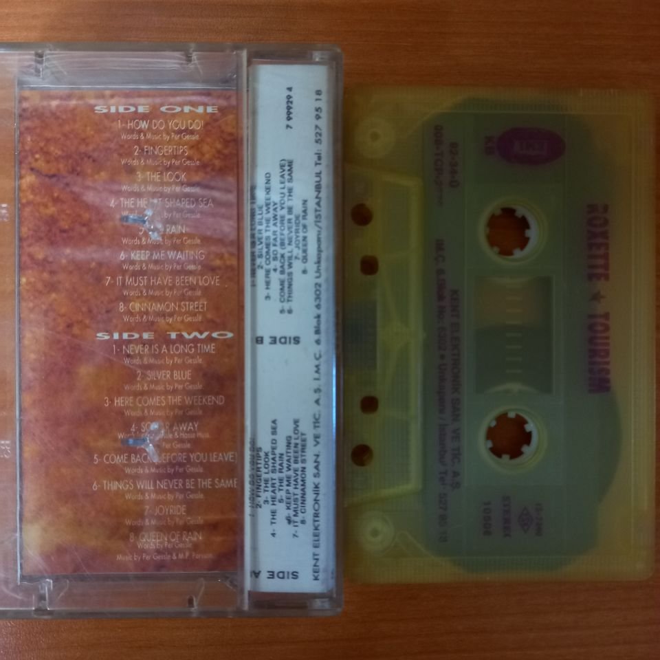 ROXETTE - TOURISM / SONGS FROM STUDIOS, STAGES, HOTELROOMS & OTHER STRANGE PLACES (1992) - KASET 2.EL