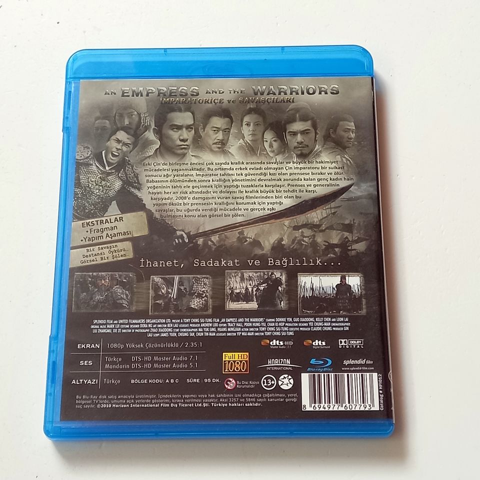 AN EMPRESS AND THE WARRIORS - İMPARATORİÇE VE SAVAŞÇILARI - DONNIE YEN, KELLY CHEN, YÖN.: TONY CHING SIU TUNG - BLU-RAY 2.EL