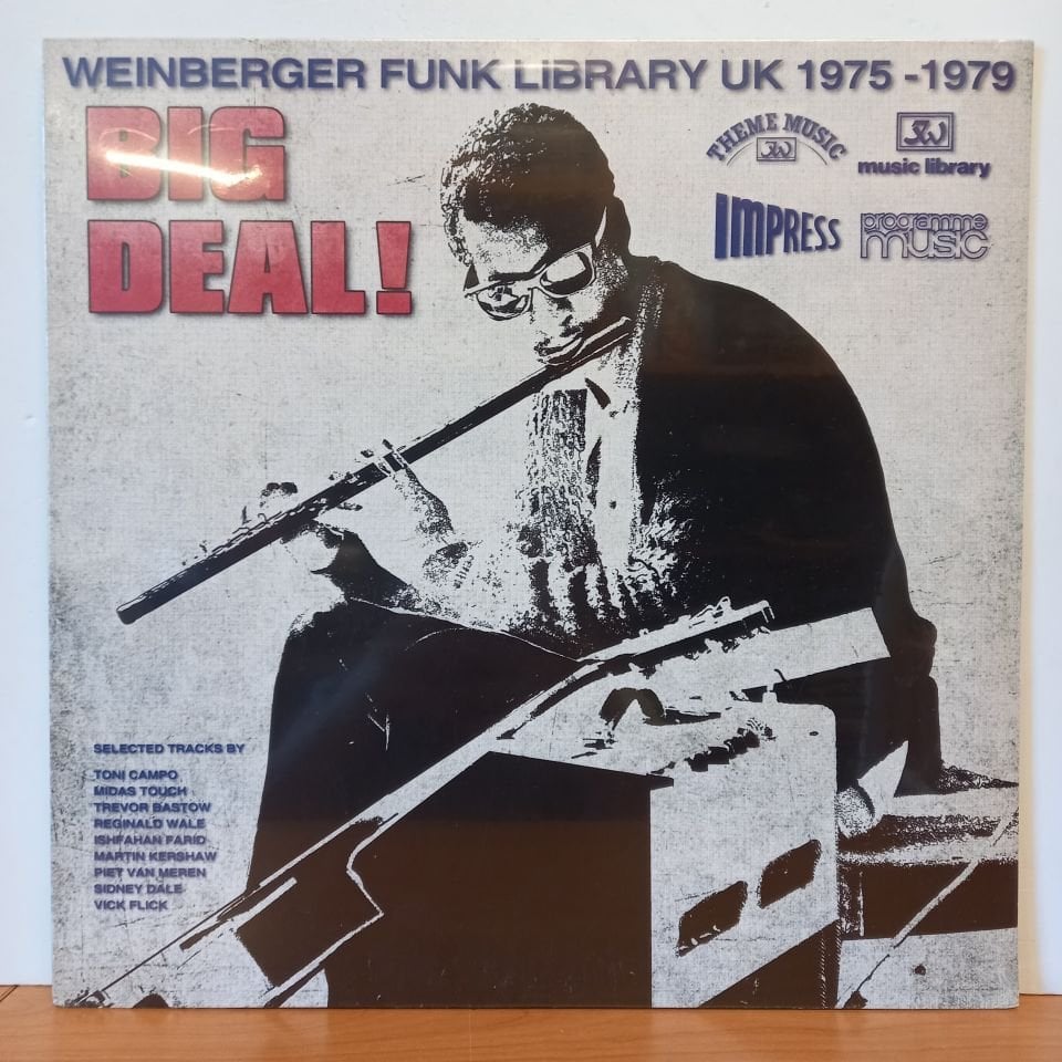 BIG DEAL! WEINBERGER FUNK LIBRARY UK 1975-1979 / TONI CAMPO, MIDAS TOUCH, TREVOR BASTOW, REGINALD WALE (2016) - LP DÖNEM BASKI SIFIR PLAK
