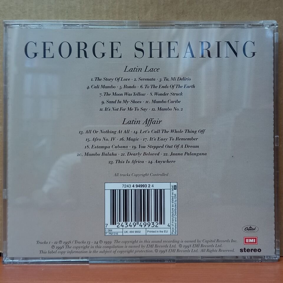 GEORGE SHEARING – LATIN LACE / LATIN AFFAIR (1998) - CD 2.EL