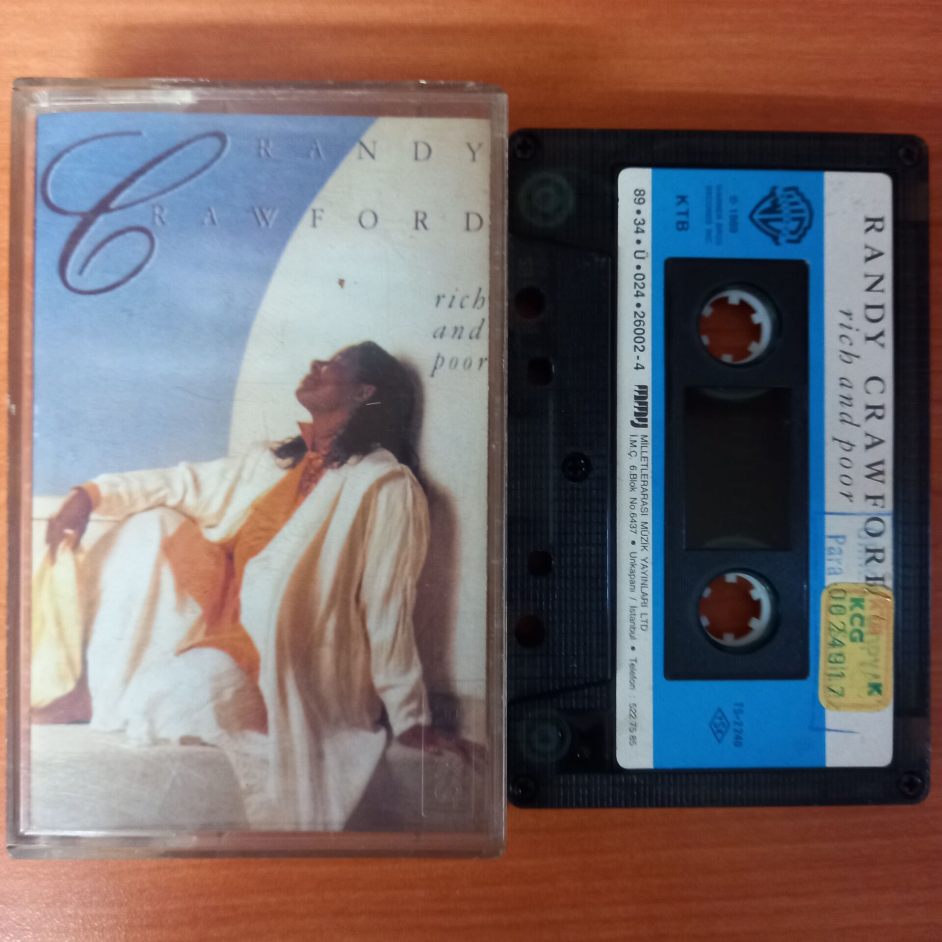 RANDY CRAWFORD - RICH AND POOR (1989) - KASET 2.EL