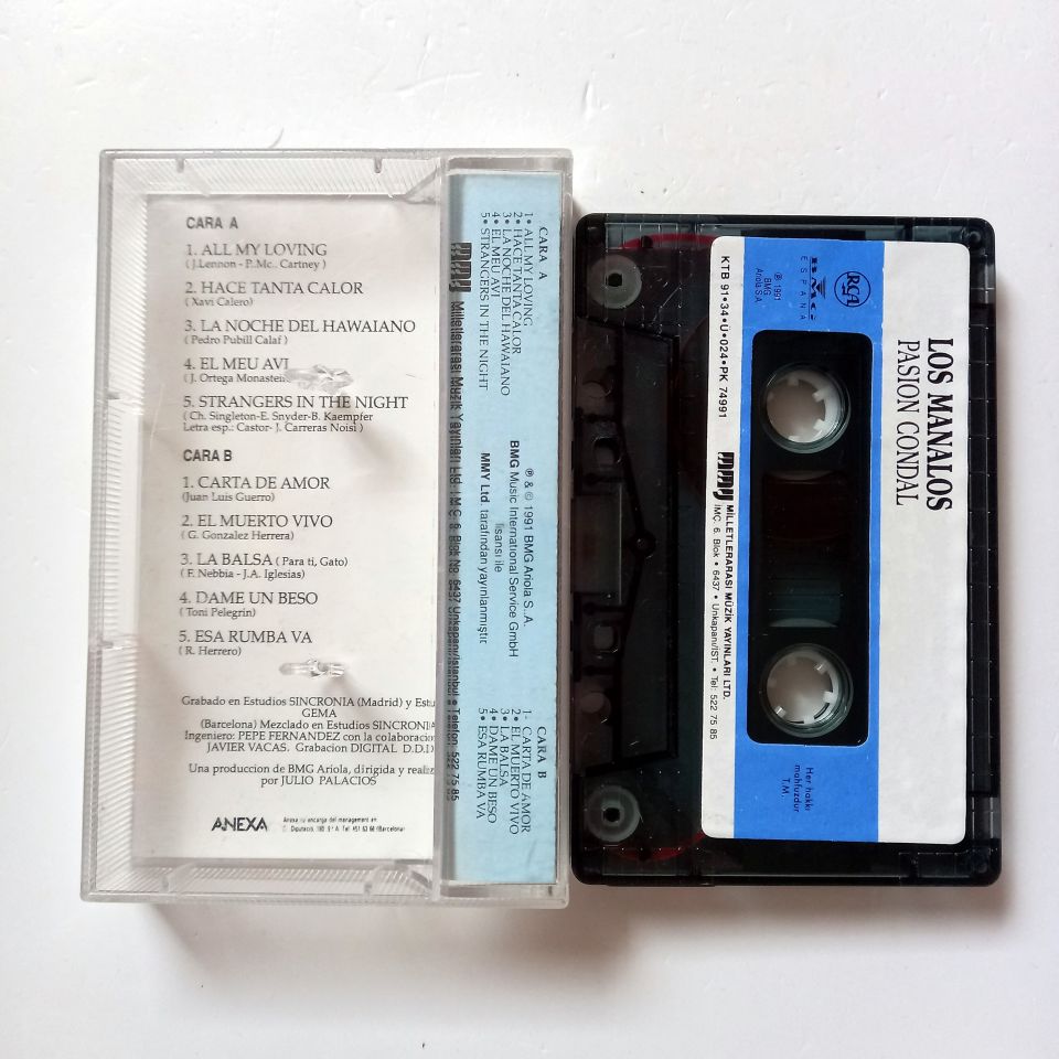 LOS MANOLOS - PASION CONDAL (1991) - KASET 2.EL