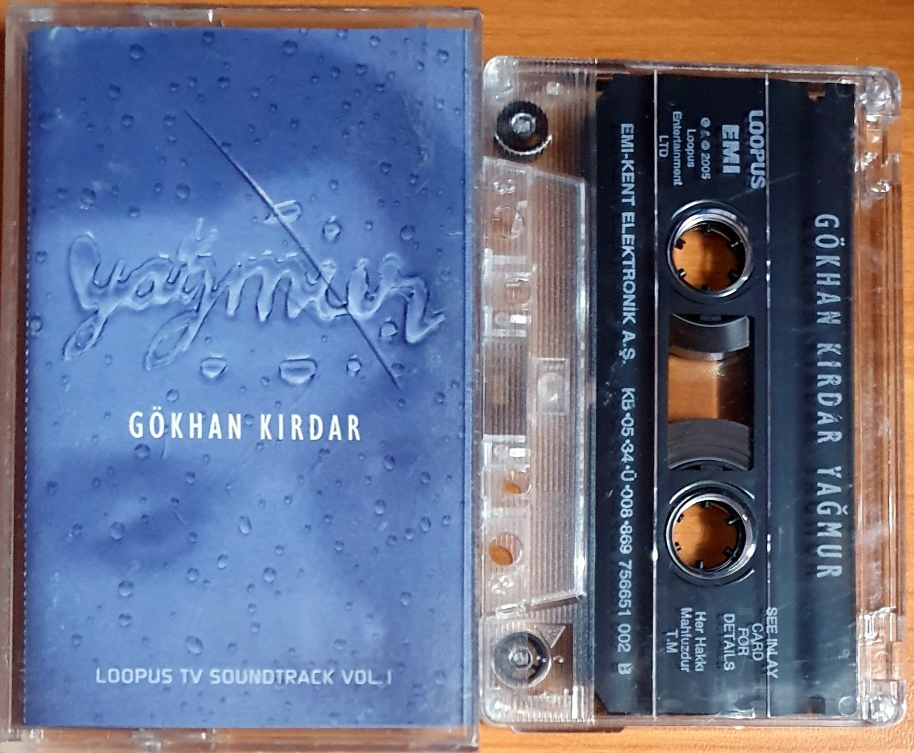 GÖKHAN KIRDAR - YAĞMUR / LOOPUS TV SOUNDTRACK VOL.1 (2005) - KASET KENT 2.EL