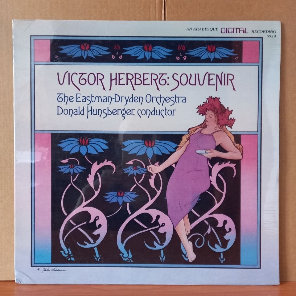 VICTOR HERBERT: SOUVENIR / THE EASTMAN-DRYDEN ORCHESTRA, DONALD HUNSBERGER (1984) - LP DÖNEM BASKISI SIFIR PLAK