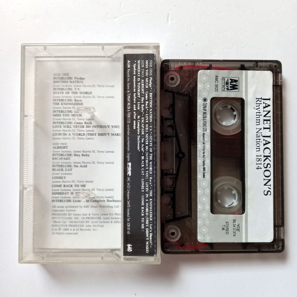JANET JACKSON - JANET JACKSON'S RHYTHM NATION 1814 (1990) - KASET 2.EL