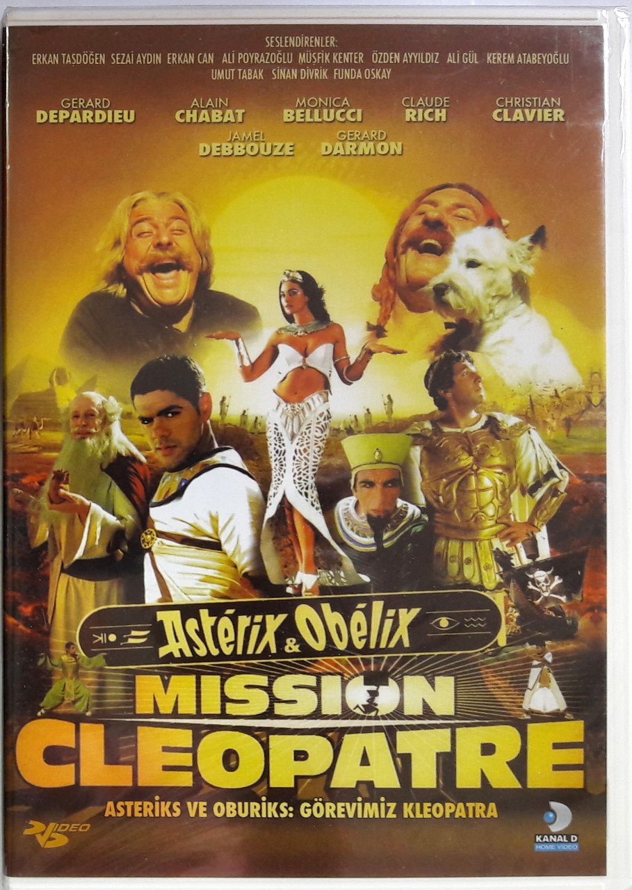 ASTÉRİX & OBÉLİX MISSION CLÉOPÂTRE - ASTERİKS VE OBURİKS: GÖREVİMİZ KLEOPATRA - GÉRARD DEPARDIEU - DVD SIFIR