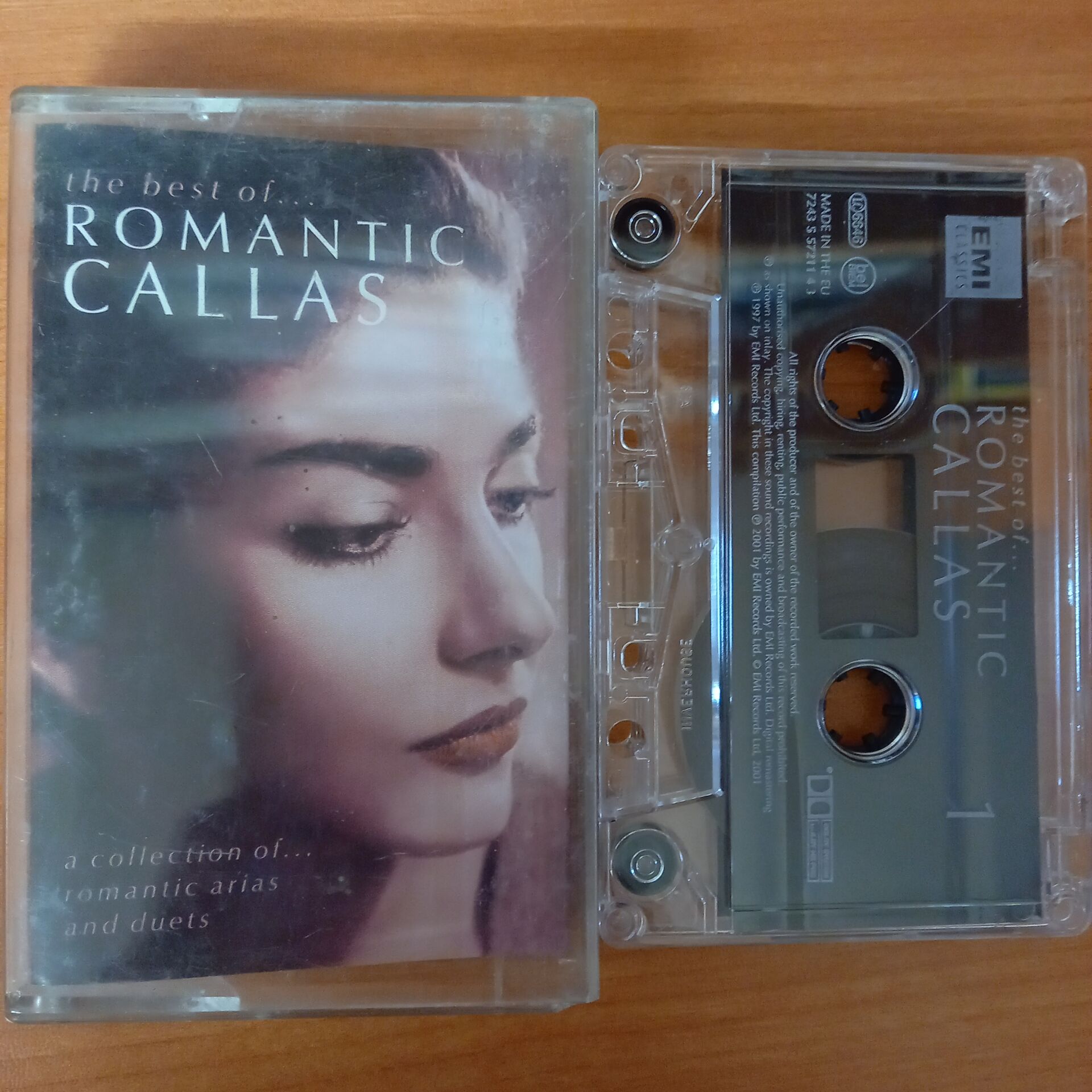 MARIA CALLAS - THE BEST OF... ROMANTIC CALLAS (2001) - KASET 2.EL