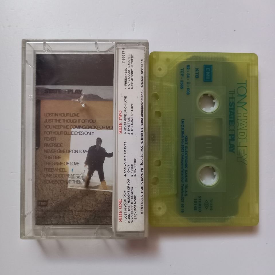TONY HADLEY - THE STATE OF PLAY (1992) - KASET 2.EL