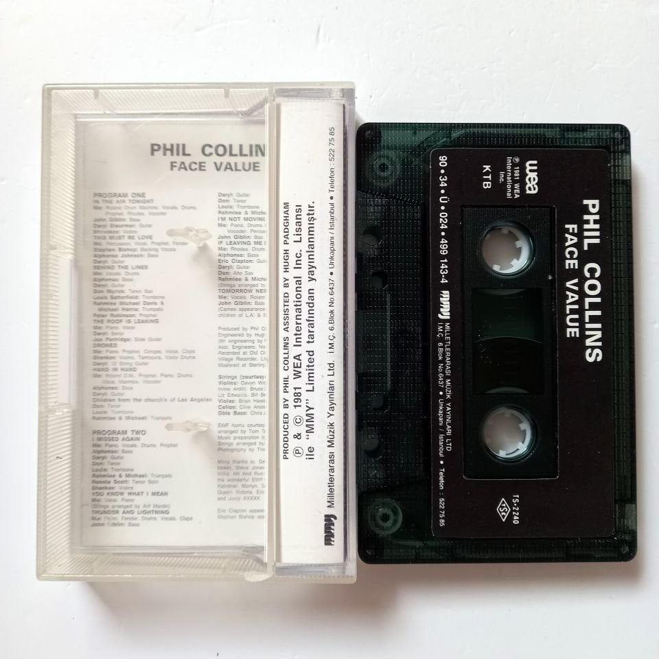 PHIL COLLINS - FACE VALUE (1990) - KASET 2.EL