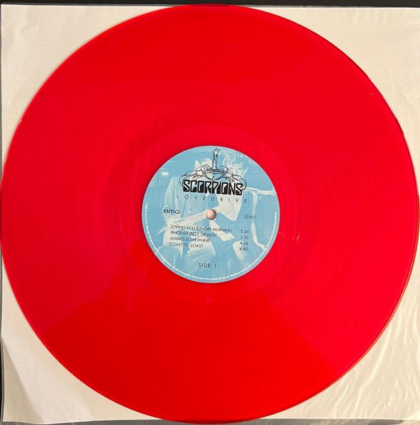 SCORPIONS - LOVEDRIVE (1979) - LP 2023 REISSUE SPECIAL EDITION TRANSPARENT RED KIRMIZI RENKLİ PLAK SIFIR