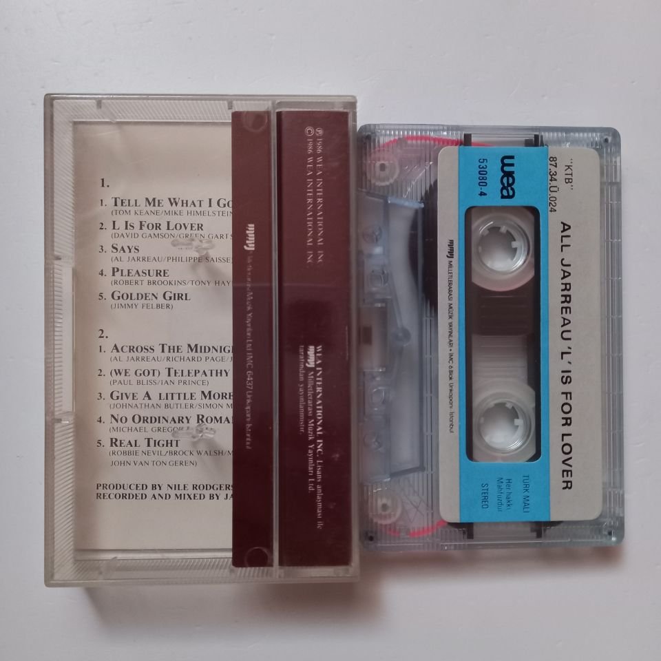 AL JARREAU - L IS FOR LOVER (1987) - KASET 2.EL