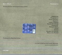 BJORN MEYER - PROVENANCE (2017) - CD ECM RECORDS SIFIR