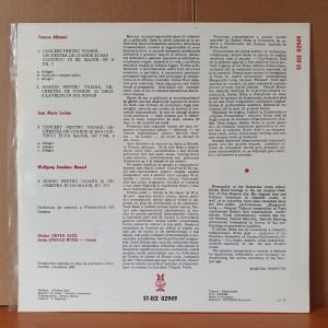 ALBINONI, LECLAIR, MOZART / STEFAN RUHA / CHAMBER OF THE ORADEA PHILHARMONIC, ERVIN ACEL (1986) - LP 2.EL PLAK