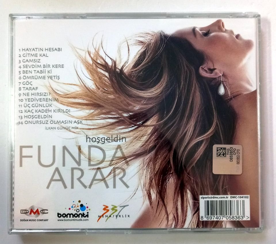 FUNDA ARAR – HOŞGELDİN (2015) - CD 2.EL