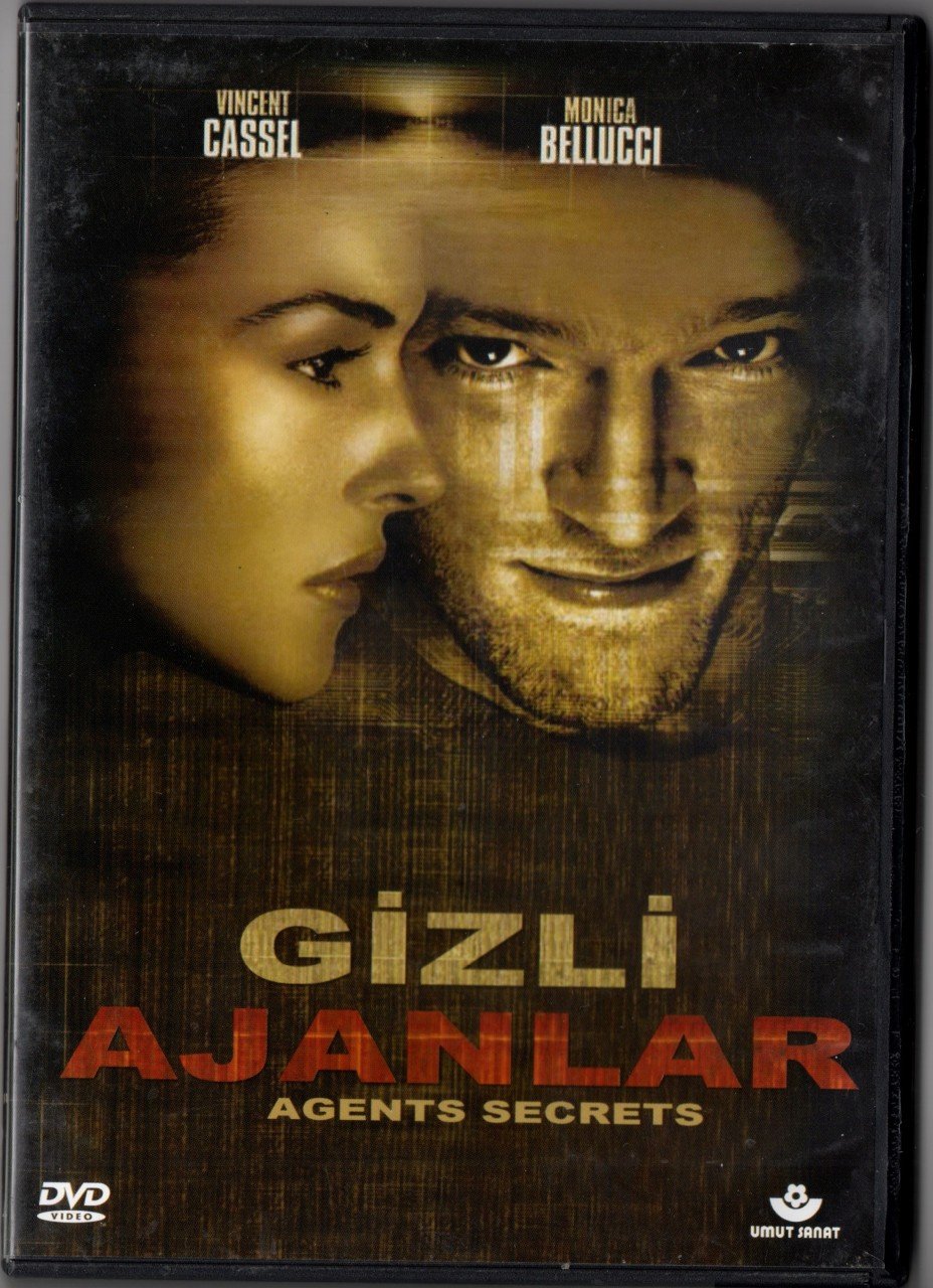 GİZLİ AJANLAR - AGENTS SECRETS - VINCENT CASSEL - MONICA BELLUCCI - DVD 2.EL